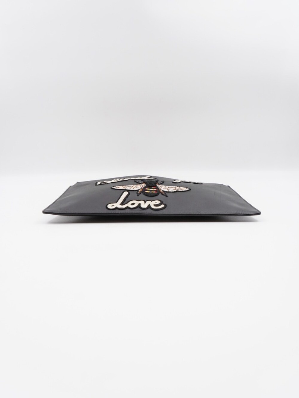 CP53 💟 Gucci Leather "Blind for Love" Bee Pouch - Picture 8 of 13